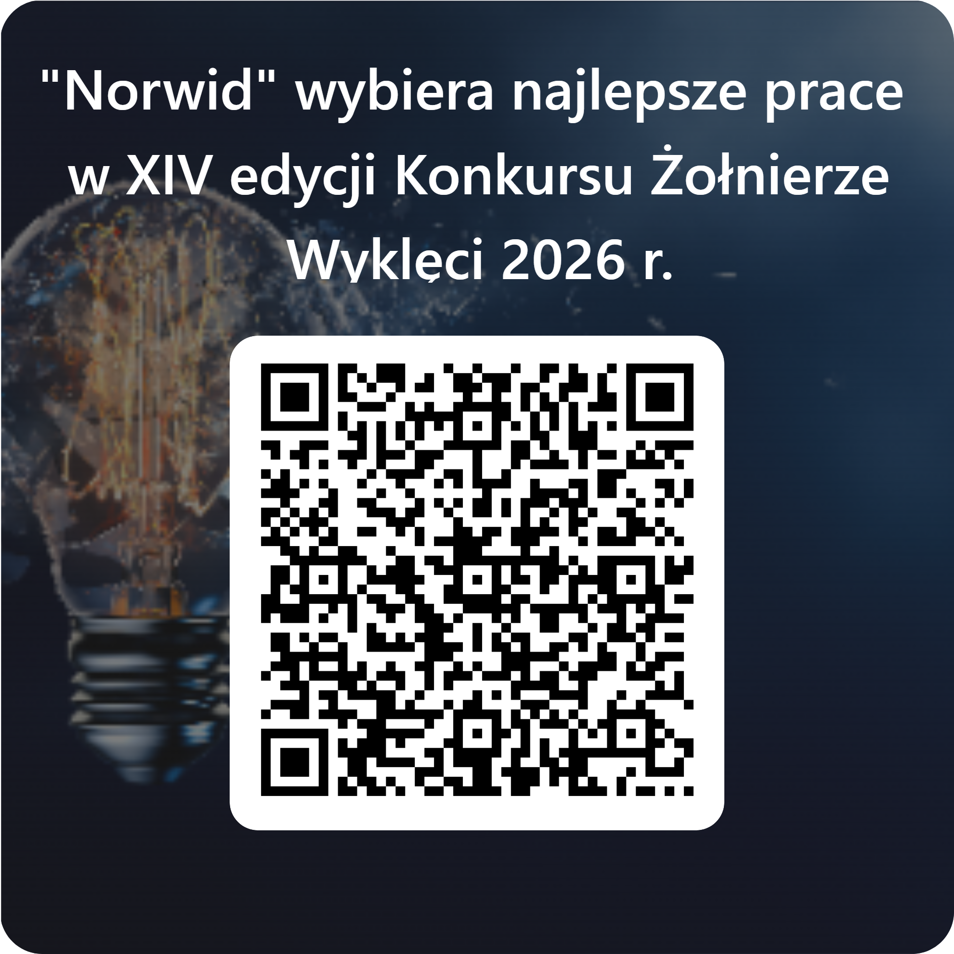 QRCode dla Norwid wybiera najlepsze prace w XIV edycji Konkursu Żołnierze Wyklęci 2026 rpng